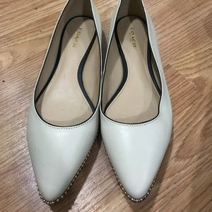 Coach pointy flats